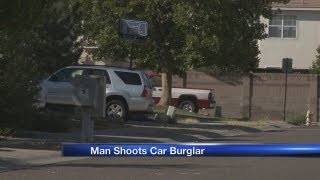 Man shoots car burglar