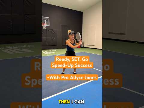 To be successful at speed-ups you need to be set! Tip from Pro Allyce Jones