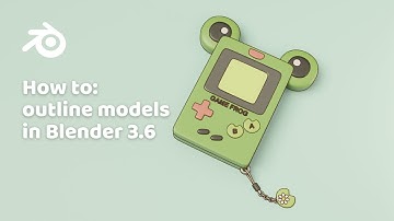 Easy grease pencil outline tutorial in Blender 3.6