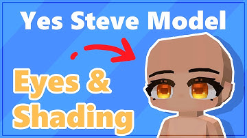 Eyes and Face Creation in BlockBench | Yes Steve Model Tutorial