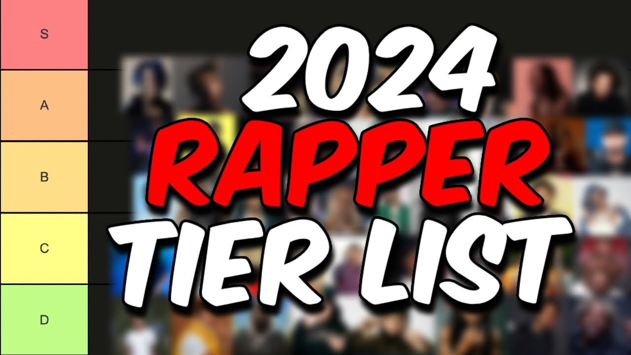 Best Rapper Tier List The BEST Rapper TIER LIST - YouTube