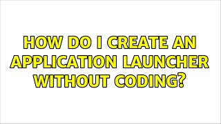 Ubuntu: How do I create an application launcher without coding? (2 Solutions!!) screenshot 4
