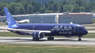 FIRST Riyadh Air Boeing 787-9 Takes off from Portland Airport (PDX)