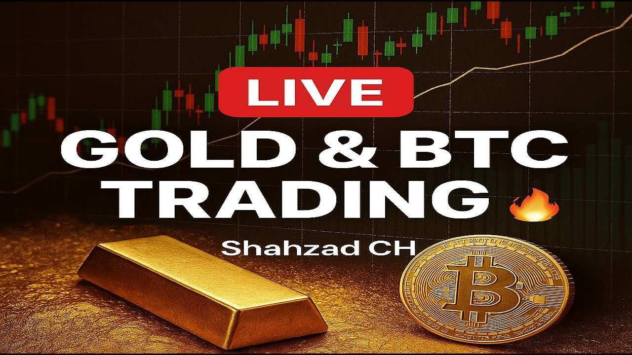 Live Gold & btc Trading – SMC+ICT Strategy | Shahzad CH SMCFX