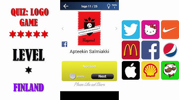 Quiz: Logo Game Finland - All Answers - Walkthrough ( By Lemmings at work )