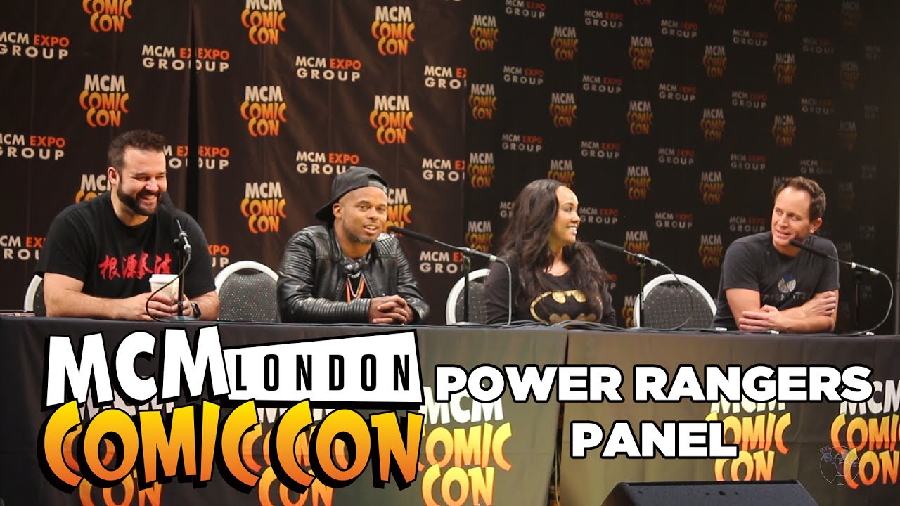 MCM Mighty Morphin Power Rangers Panel 2017 London | Airlim - YouTube
