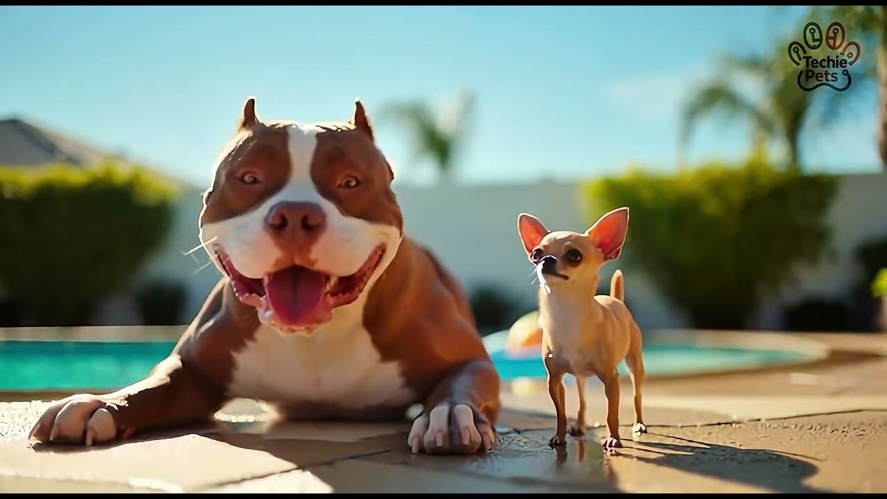 Chihuahua vs American Bully PRANK WAR   Part 4 😂🔥 | Tiny Dog, BIG Reactions!