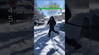 Ranking the best shoveling snow moments #ranking #viral #fyp