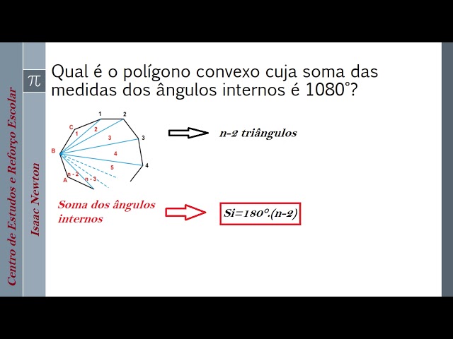 ÂNGULO INTERNO de um POLÍGONO \Prof. Gis/ #08 