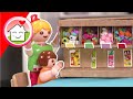 Playmobil Familie Hauser - der Süßigkeiten Automat - Geschichte mit Anna und Lena