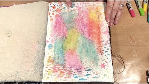 Creating a Distress Crayon Background