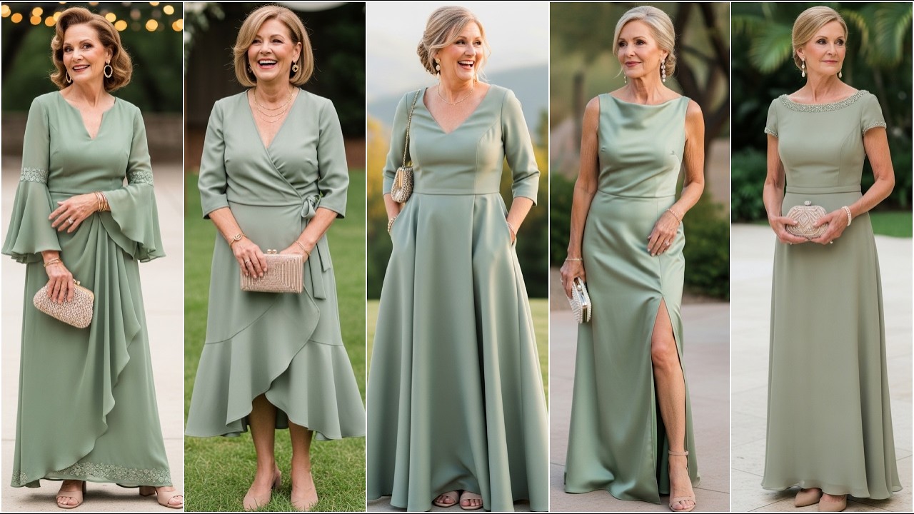 Платья для матери невесты нежно-зеленого цвета: самые элегантные и выгодно подчеркивающие фигуру ...