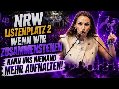 Enxhi Seli Zacharias AfD Listenplatz 2 in Marl AfD NRW Parteitag
