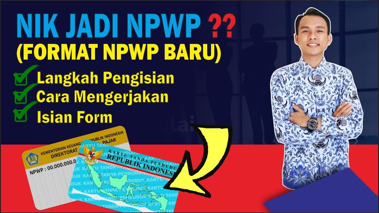 NIK JADI NPWP !! Aktivasi NIK Menjadi NPWP Pada Aplikasi Pajak Online