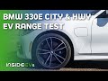 BMW 330e PHEV City & 70 MPH Highway EV Range Tests