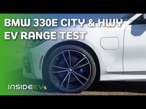 BMW 330e PHEV City and 70 MPH Highway EV Range Tests