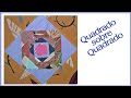 QUADRADO SOBRE QUADRADO  PATCHWORK COM RETALHOS