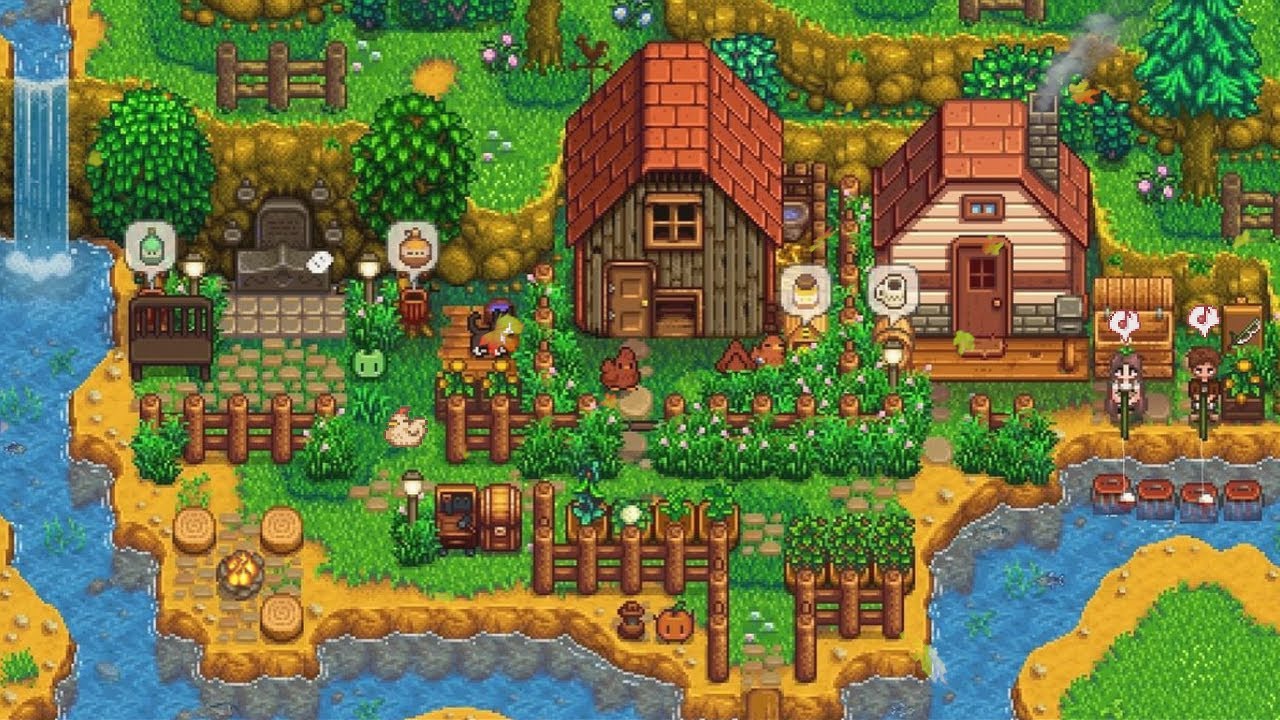 you'll feel better in no time... calm stardew valley music mix w/raining ambience