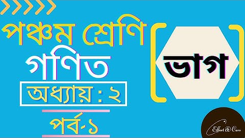 ৫ম শ্রেণির গণিত অধ্যায় ২ | ভাগ | পর্ব -১| Class 5 Chapter 2 | Division | Shakib Hosan #Class5