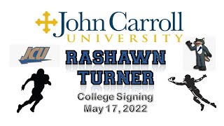 Marion Harding High School Athletic College Signing: Rashawn Turner