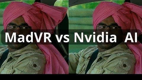 Color Interpolation and Upscale to 4k, MadVR vs Nvidia shield tv AI. English version.