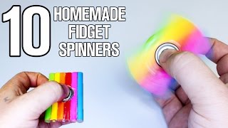 10 Homemade Fidget Spinners you Can Make