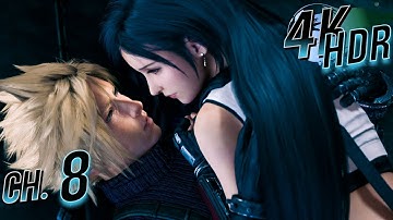 [4K HDR] Final Fantasy 7 (VII) Remake (100%) Walkthrough part 8 - Dogged Pursuit