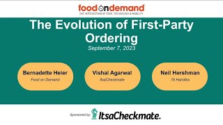 Webinar: The Evolution of First-Party Ordering