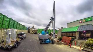 Time lapse - Telecom Monopole Tower Stacking - Villamar Construction