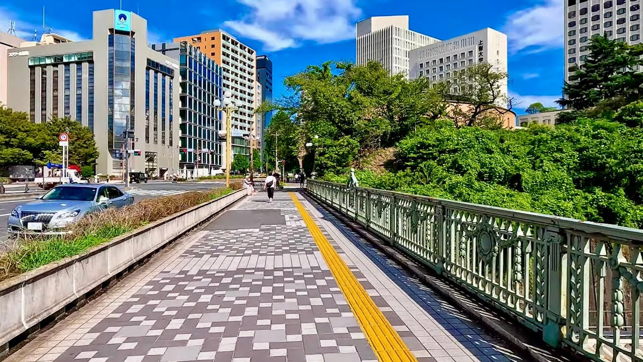 Tokyo, Japon | Quartier Government | Visite à Pied 4K