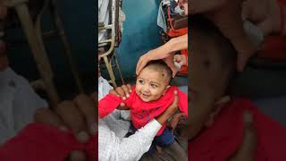 Cutest Babies Reaction in The First Time They Cutting Hair - first hair cut