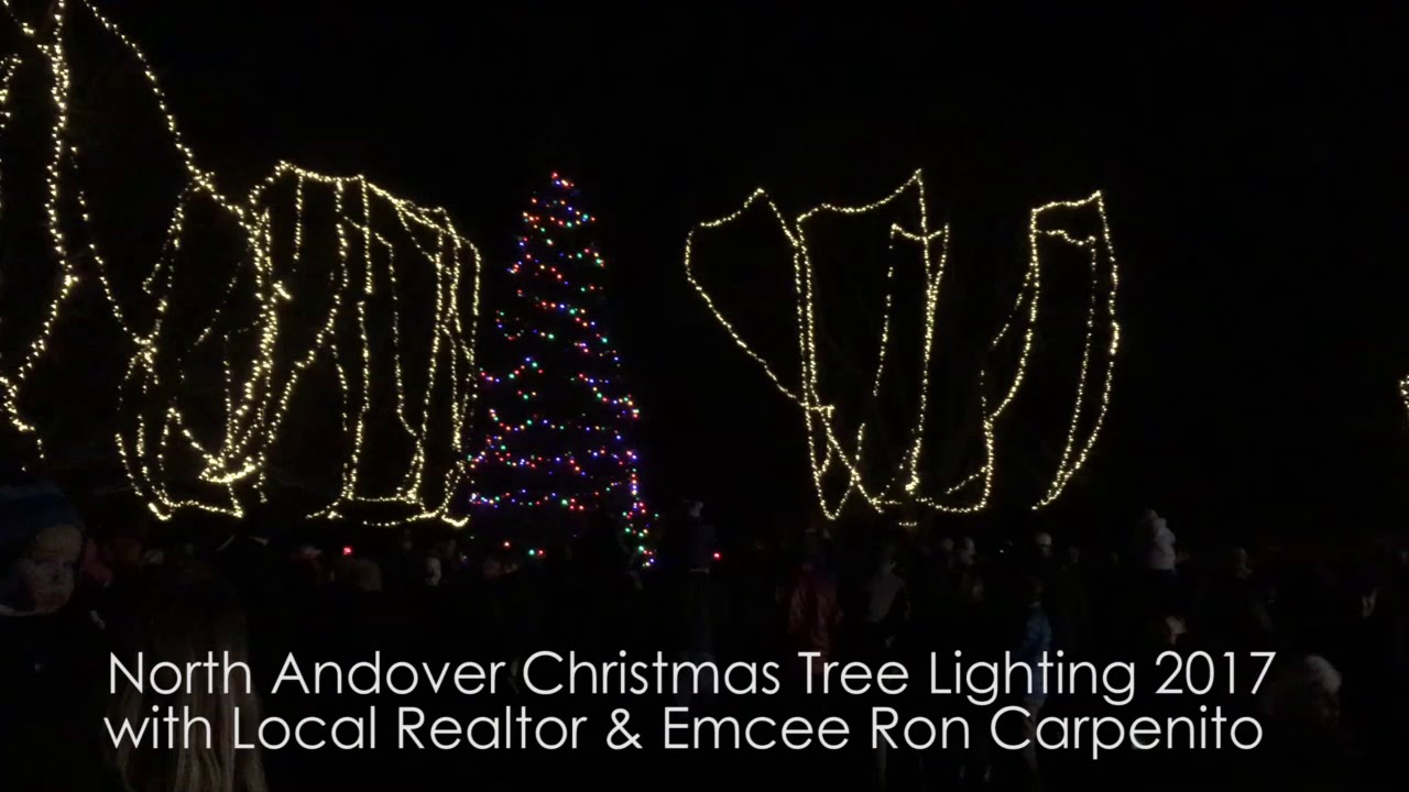 North Andover Christmas Tree Lighting 2017 YouTube