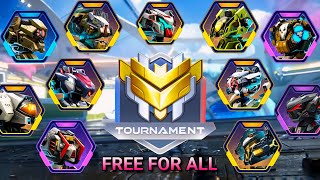 NonStop Action in Free For All  Tournament  Mech Arena