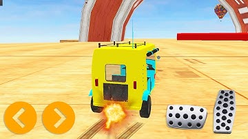 Tuk Tuk Rickshaw 3D Stunt - Free Stunt Games 2021 - Android Gameplay #7