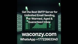 Send Unlimited Emails to Inbox – Pre-Warmed, Aged SMTP Server for Bulk Email Marketing