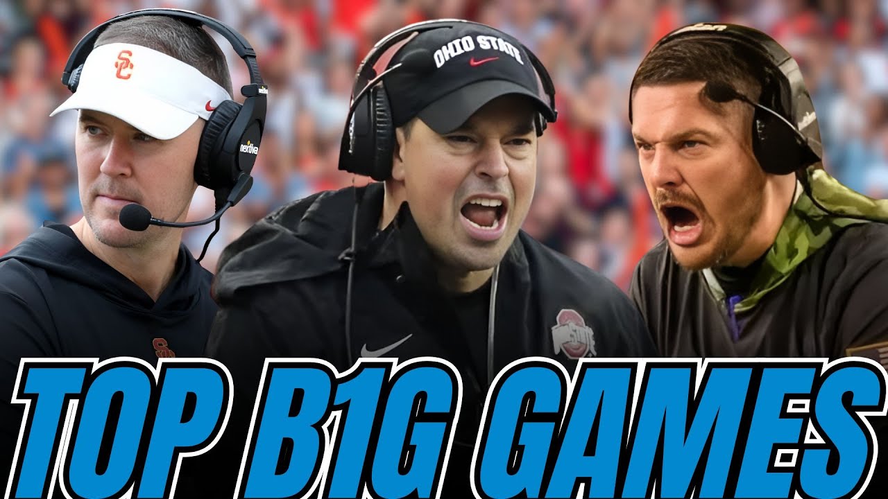The 10 MOST IMPORTANT Games in the Big Ten in 2024