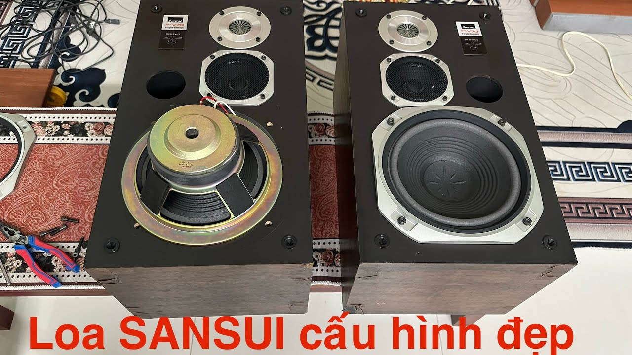 SANSUI SP-V70 speakers: beautiful design, great price, top-notch
