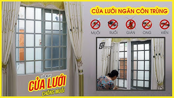 Cửa Lưới Chống Muỗi, Ngăn Bụi nhà Cô Huê Gò Vấp, cửa lưới SAGOWIN