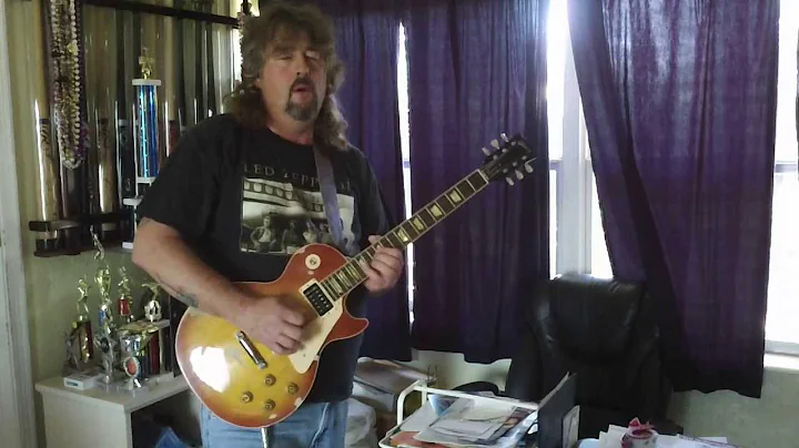 Jim meadows plays his Les Paul