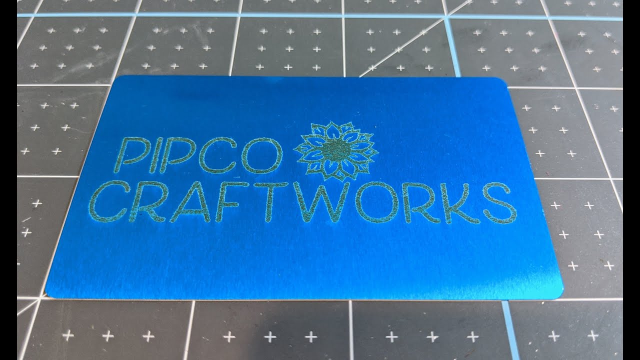 Engraving Anodized Aluminum with YouTube