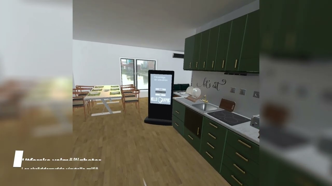 Reklamvideo - 3D Visualisering & VR-styrning