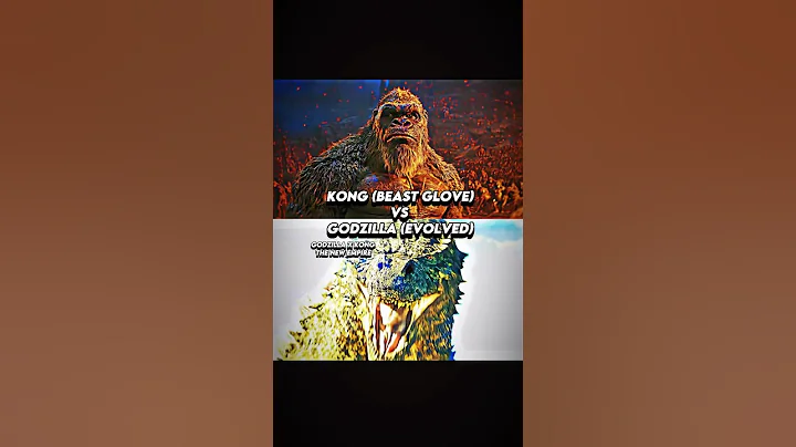 Kong (Beast Glove) vs Godzilla (Evolved) #kong #vs #godzilla #edit #song #fy #shorts