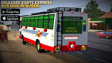 Released Express KSRTC Bus Mod In Bus Simulator Indonesia - Bussid Bus Mod - Bussid Car Mod - Bussid