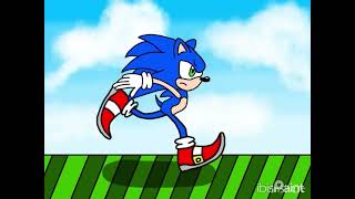 My second Sonic running animation
