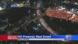 101 Freeway Shut Down Due To Police Activity