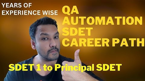 QA Automation/SDET Career Path (Years of Experience Wise) || Naveen AutomationLabs