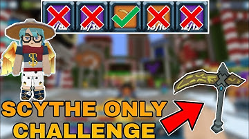 Using Scythe Only!(Build And Shoot)|BlockmanGo:Garena|Kizuyi BG