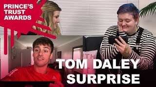 Tom Daley has a surprise for our winner Jay Kelly