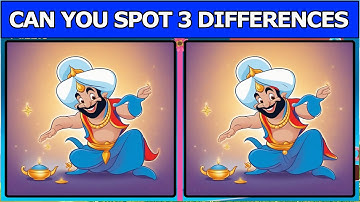 Can You Spot the Three Differences? - Challenging Visual Puzzle Game | Find 3 Differences