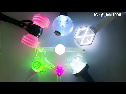 My Kpop Lightstick collection 2019 Sep - YouTube